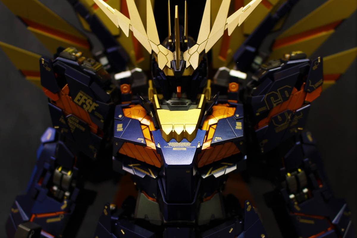 PG ユニコーンガンダム2号機 バンシィ・ノルン 改修塗装完成品