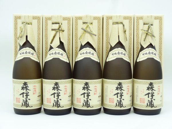 芋焼酎 森伊蔵 720ml 25度 箱付 未開栓 5本セット - dentalmedica.com.ve