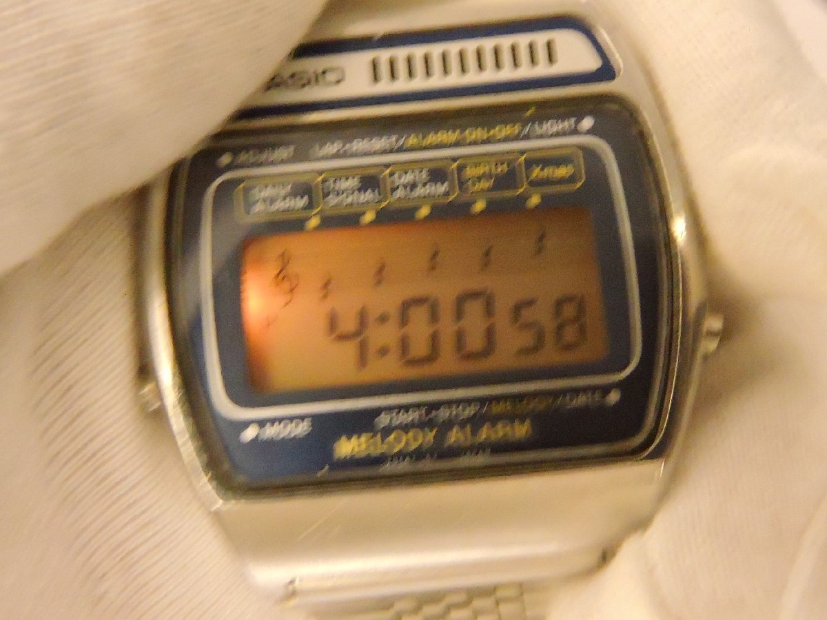 CASIO カシオ 82 H104 メロディーアラーム クオーツ メンズ腕時計 電池