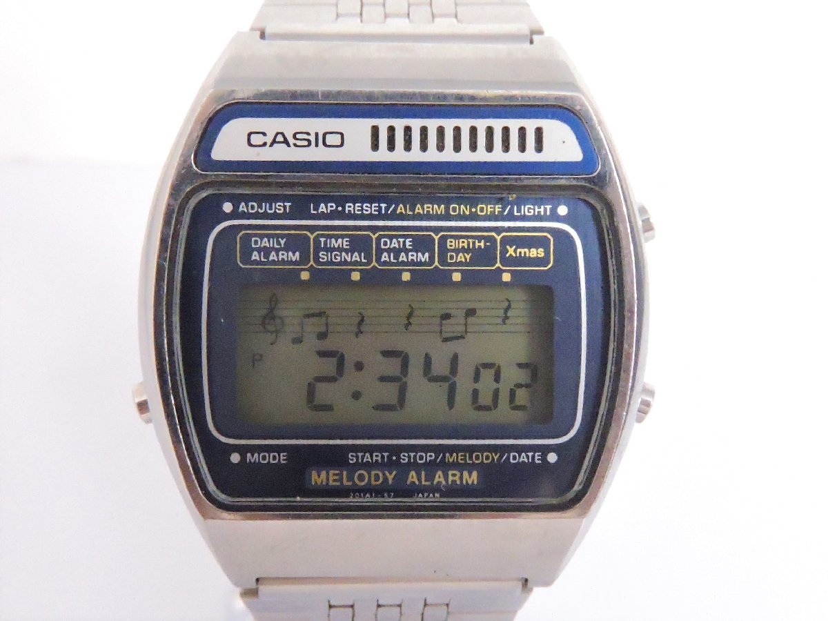 CASIO カシオ 82 H104 メロディーアラーム クオーツ メンズ腕時計 電池