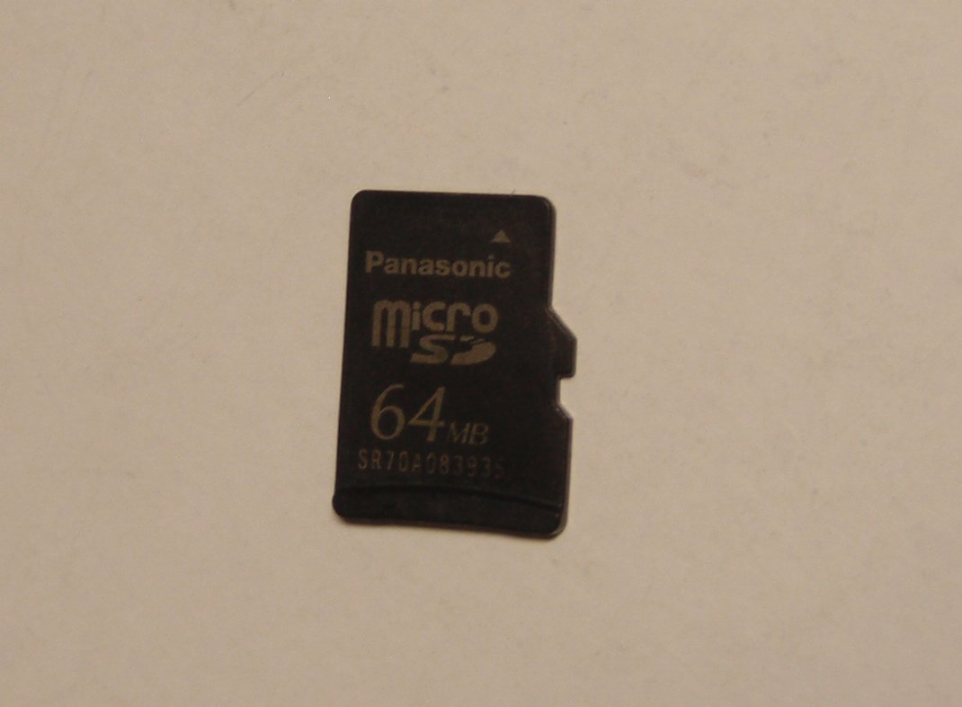 Panasonic 64MB micro SD карта 
