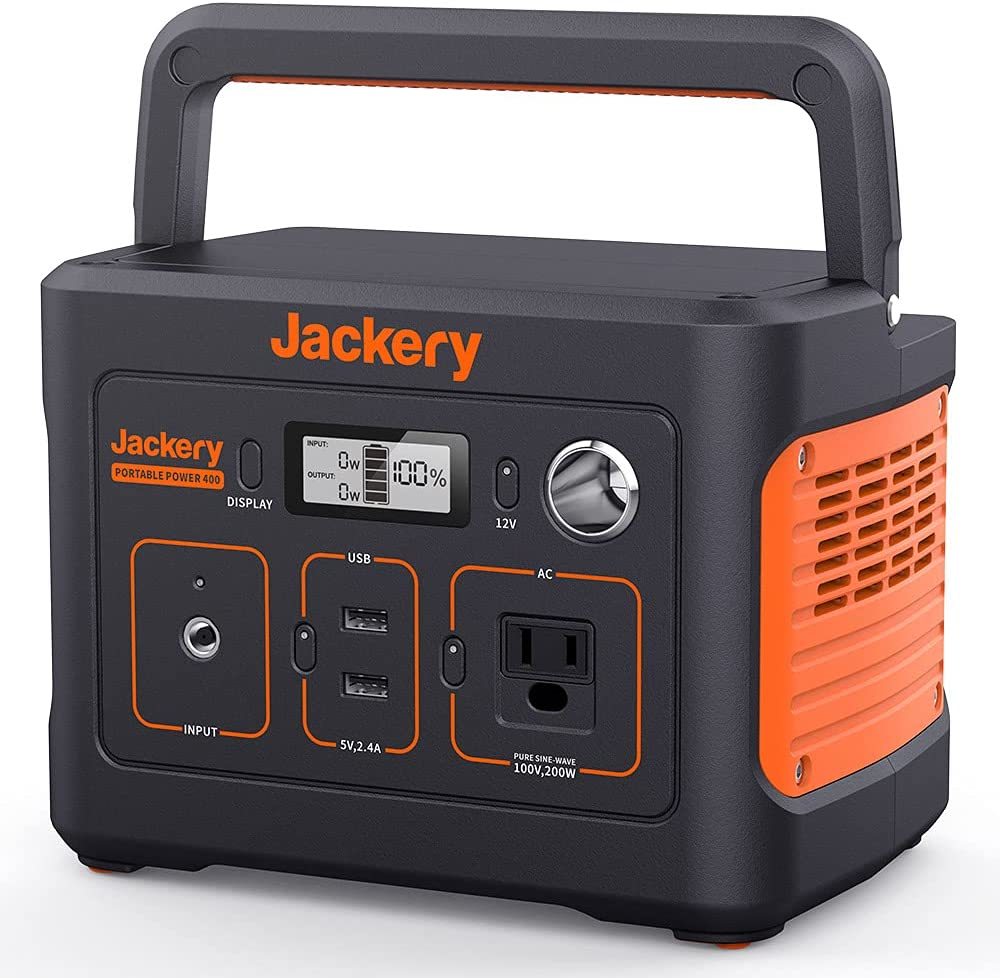 ☆新品・未使用 「Jackery ポータブル電源 400」 大容量112200mAh
