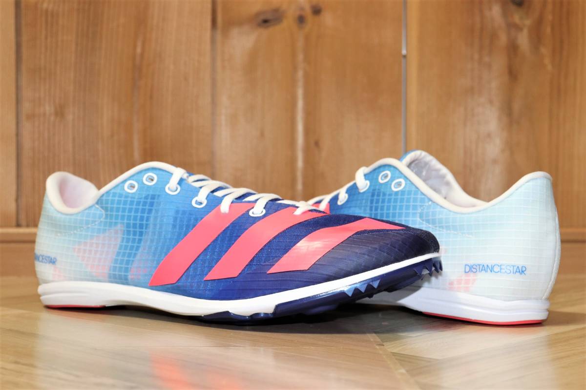 即決【未使用】 adidas ★ DISTANCESTAR 長距離用 陸上スパイク (US9/27cm) ★ アディダス ディスタンススター ランニング_画像2