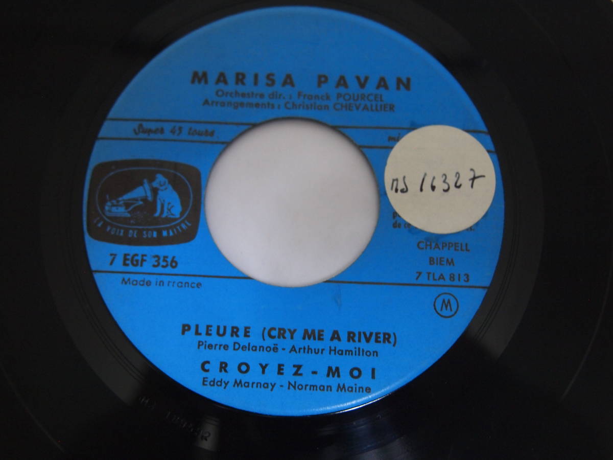 オリジナル中古　マリサ・パヴァン（ピア・アンジェリの双子の妹）/マリサ・バヴァン　EP盤　202208_画像5