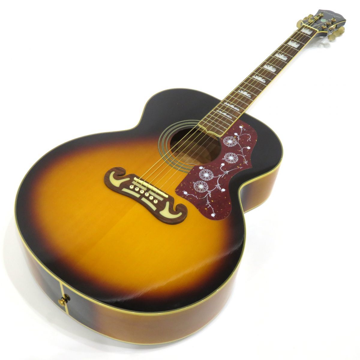 091s☆Epiphone エピフォン EJ-200 サンバースト フラットトップ