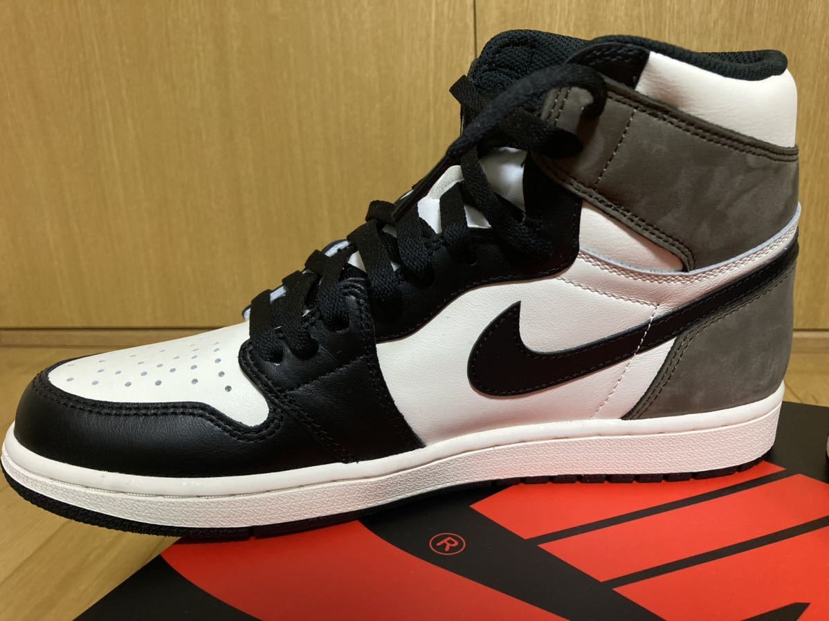 新品 28cm NIKE AIR JORDAN 1 HIGH OG SAIL DARK MOCHA BLACK ナイキ
