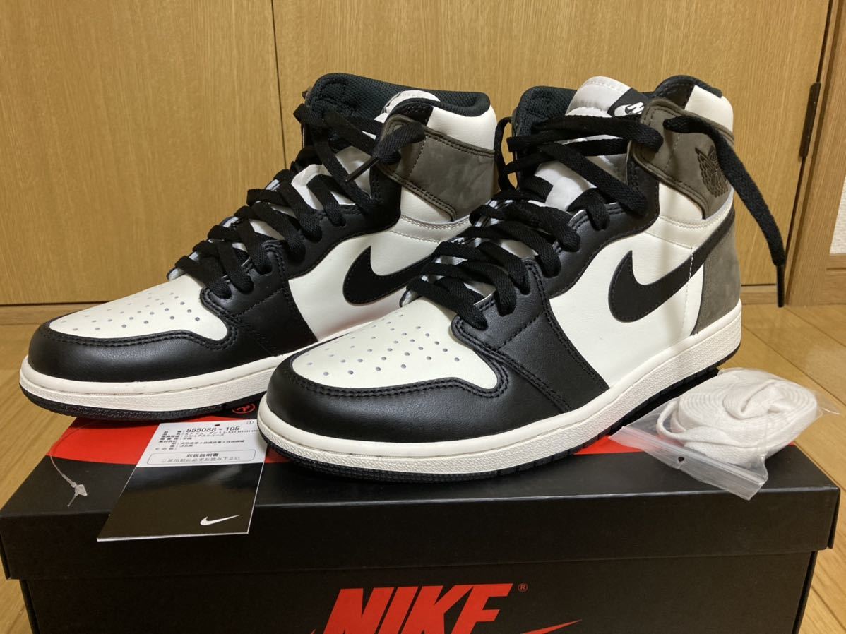 新品 28cm NIKE AIR JORDAN 1 HIGH OG SAIL DARK MOCHA BLACK ナイキ