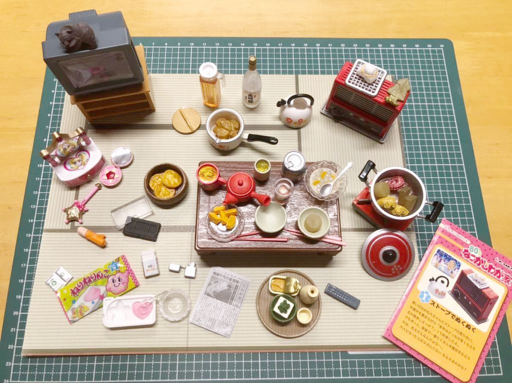 リーメント ぷちサンプル 80'sなつかしわが家 ストーブ テレビ リーメント ぷちサンプル 80'sなつかしわが家 ストーブ テレビ