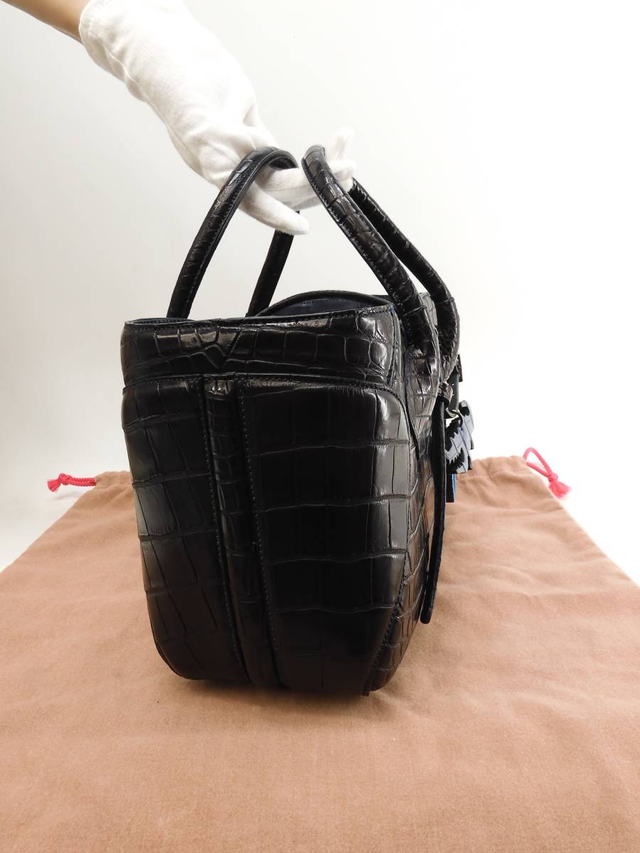 chibina il ручная сумочка крокодил чёрный Mini большая сумка популярный как новый @ 80