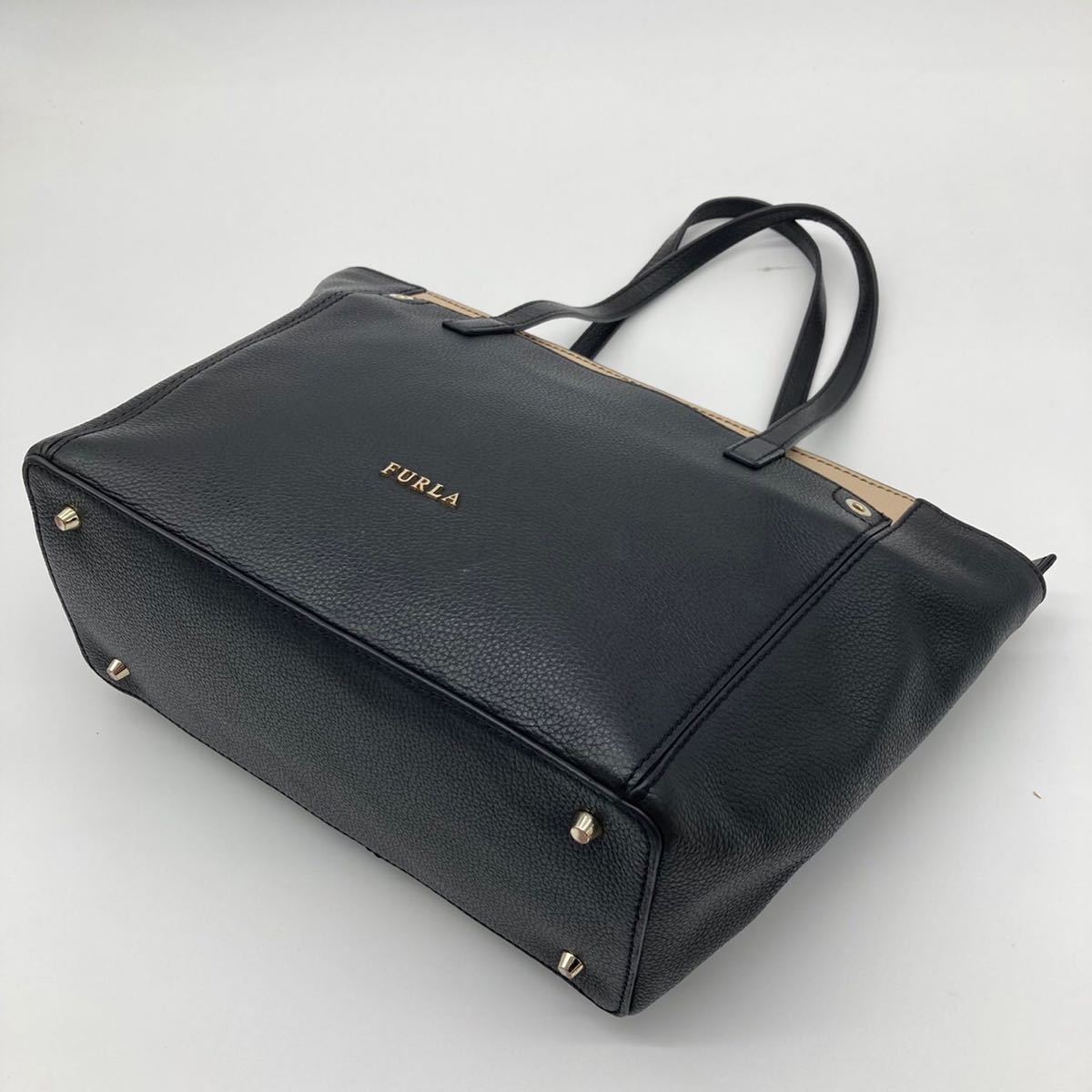 1円【極美品】FURLA フルラ ビジネスバッグ ブリーフケース ハンド