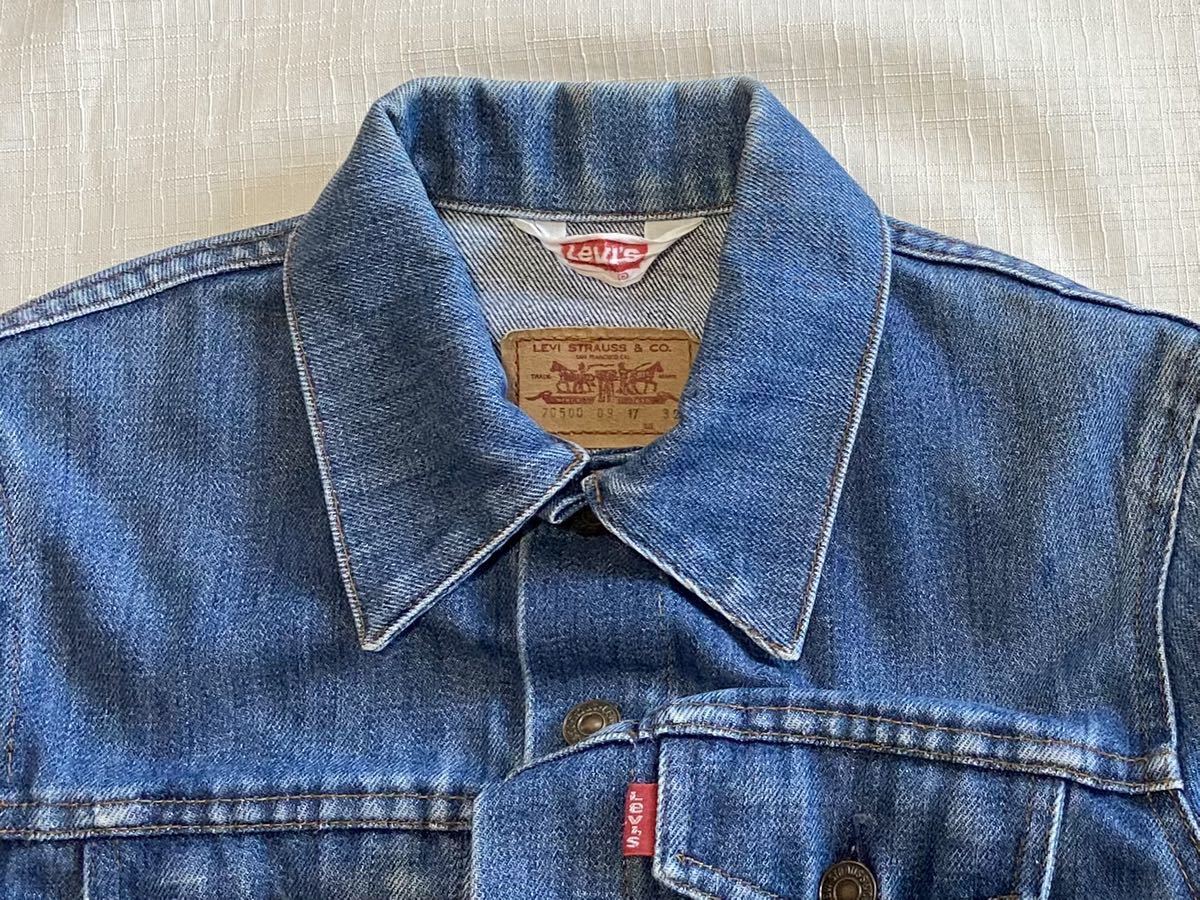 希少 フランス製 70sビンテージ LEVIS ユーロリーバイス Gジャン