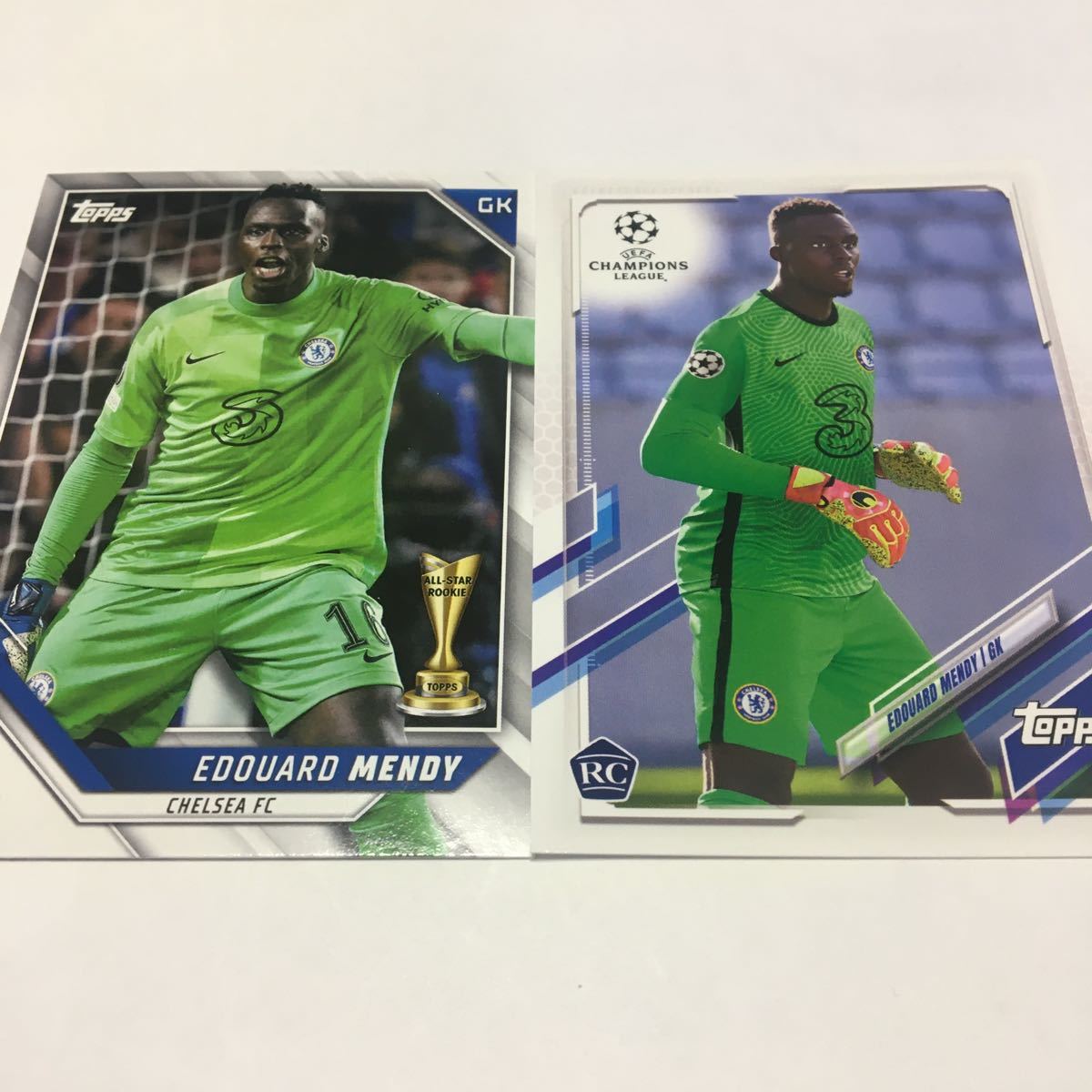 ★ 【EDOUARD MENDY】2020-21 21-22Topps UEFA Champions League Japan Edition 2枚セット ★即決_画像1