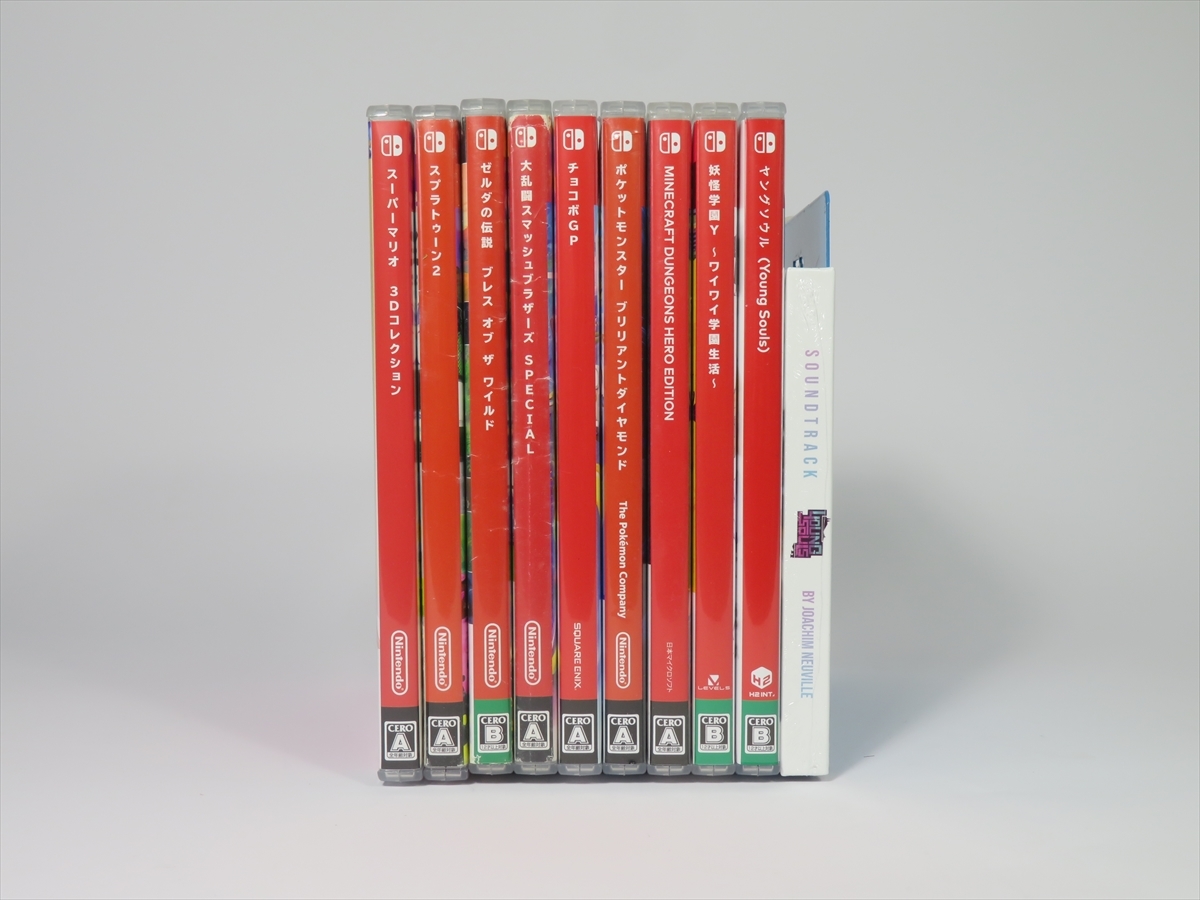 ファッション雑貨 ニンテンドースイッチ　ソフト9本セット　Nintendo switch 家庭用ゲームソフト
