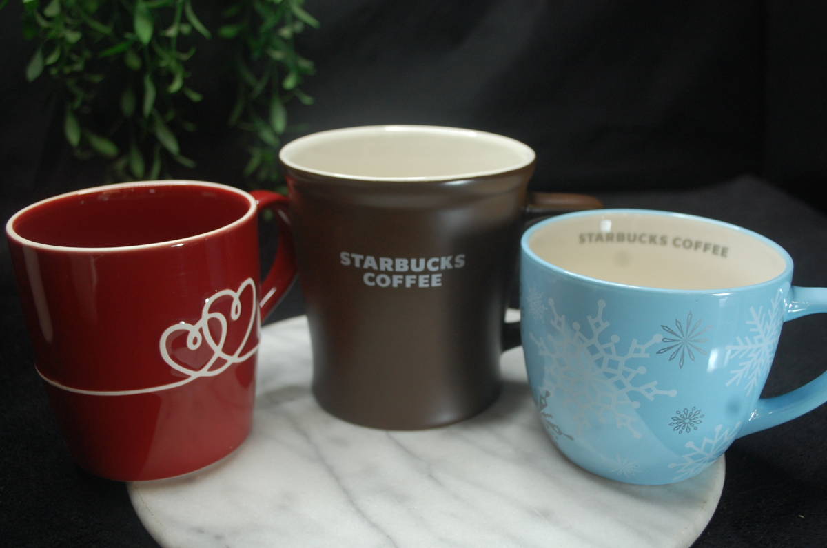 な7.【6点セット】スターバックスコーヒー Starbucks coffee スタバ マグカップ タンブラー バレンタイン 雪の結晶