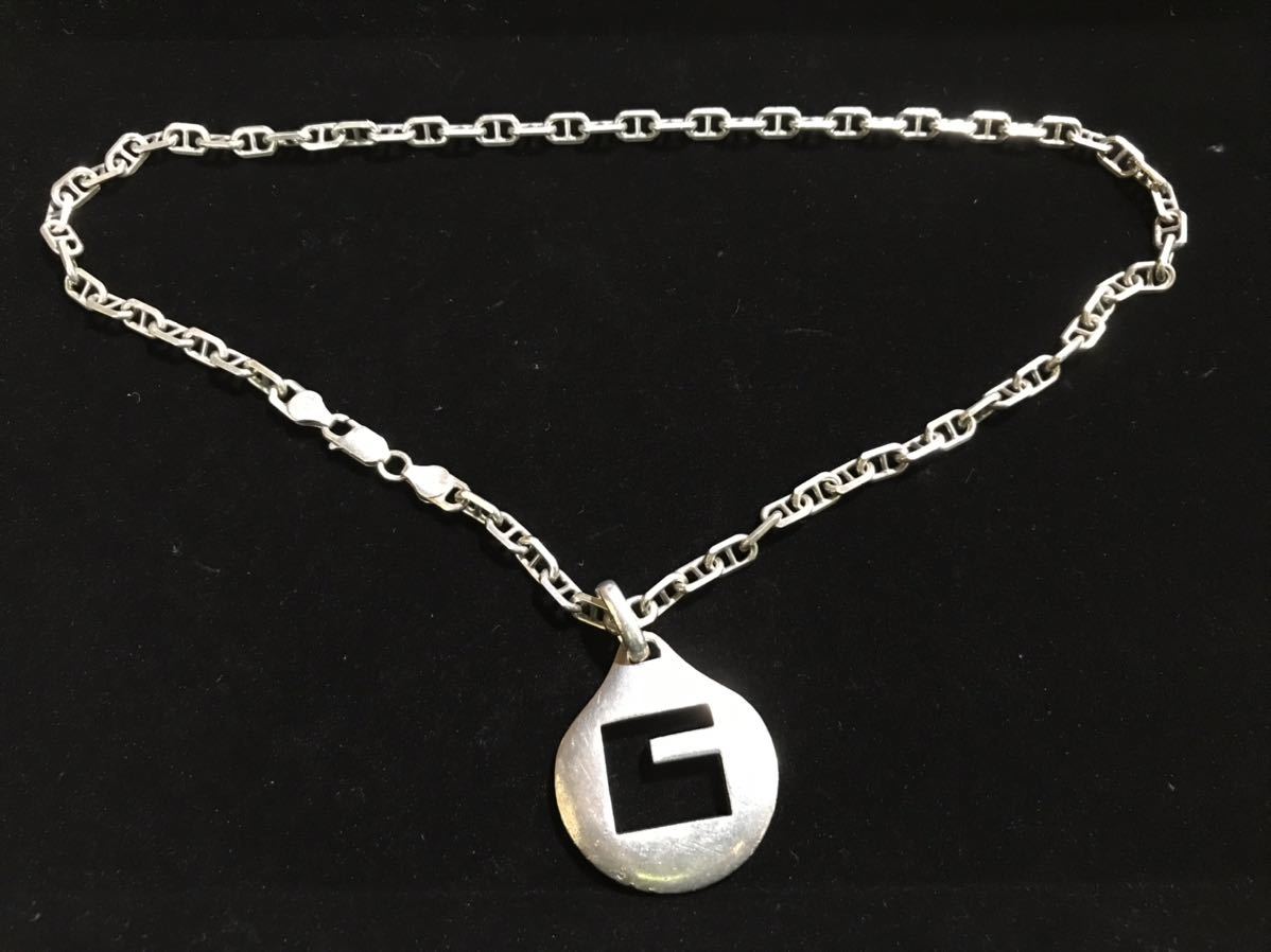 GUCCI グッチ シルバー925 ウルフ チョーカー ネックレス-