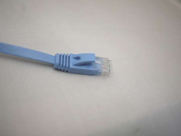 LAN кабель Flat CAT6 5m голубой 