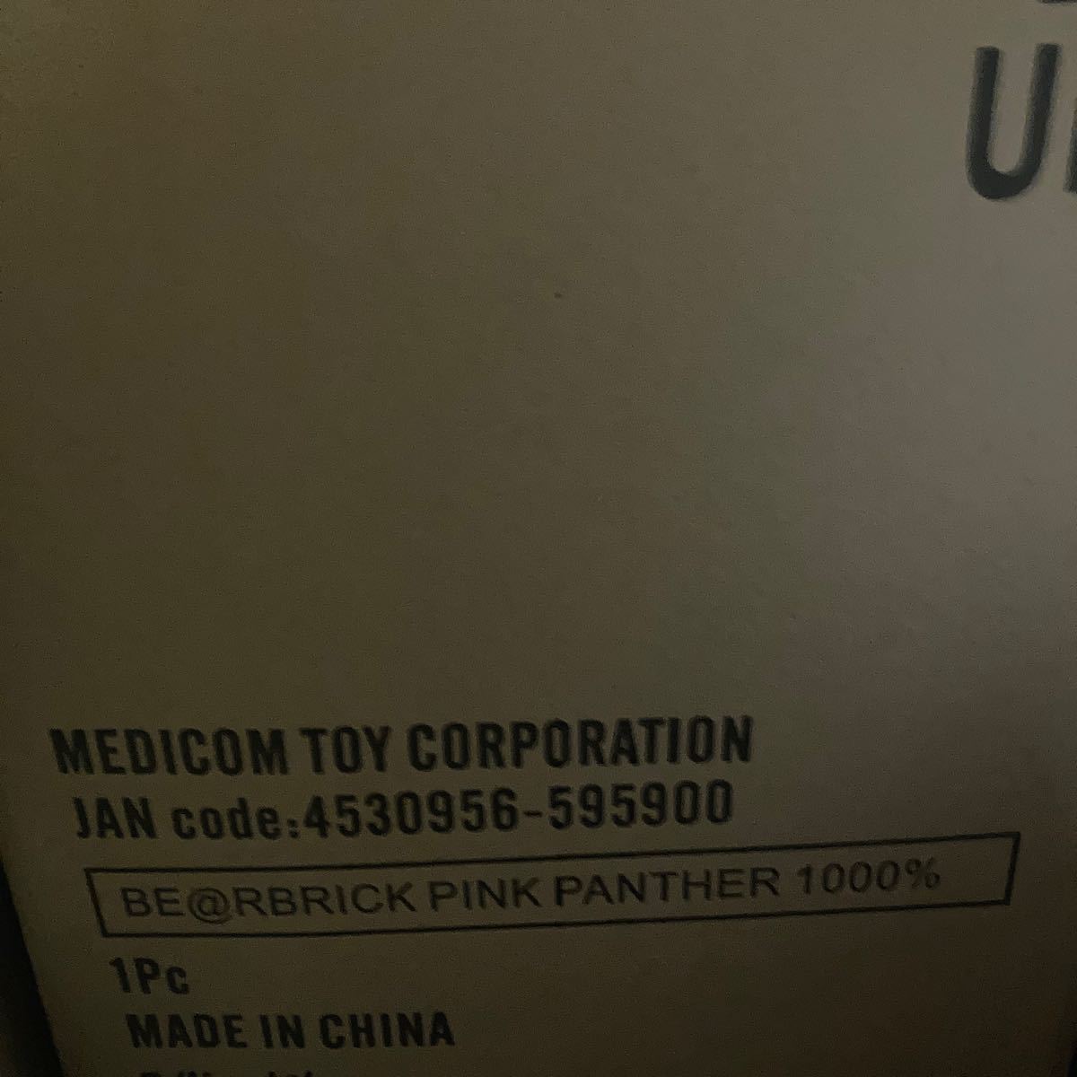 新品未開封 BE@RBRICK PINK PANTHER 1000% MEDICOM TOY ベアブリック