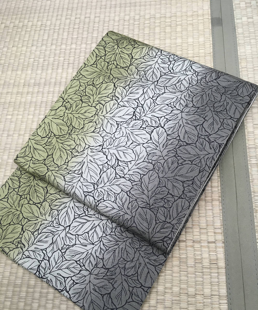 京紅型染袋帯 新品 未仕立て品 www.hojf.com.br