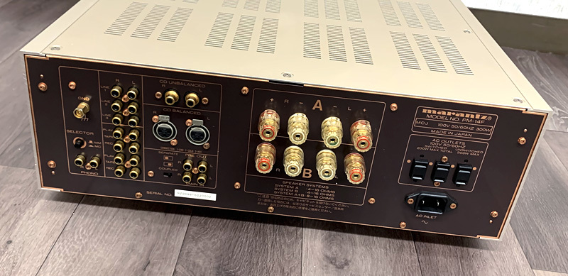 □メンテ済□marantz PM-14 プリメインアンプ リモコン付き マランツ