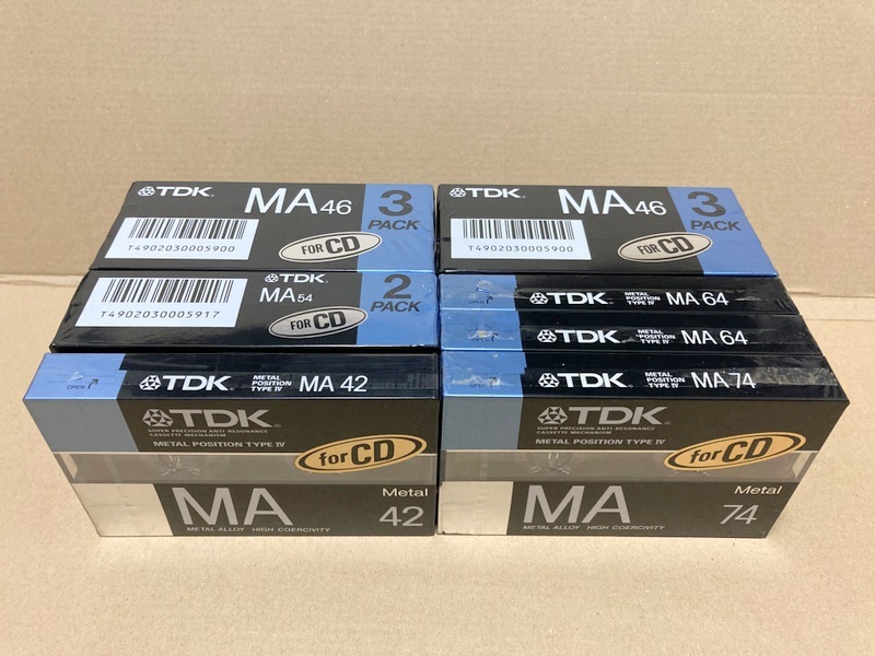 TDK MA 42 46 54 64 74 12本セット 未開封 未使用 カセットテープ www