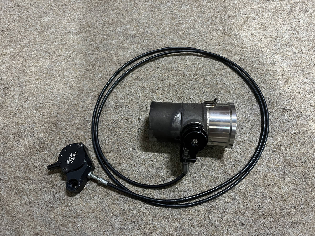 OVER Racing サウンドアジャストバルブ 60.5φ マフラー 汎用サイレンサー ZRX1100 ZRX1200 GPZ900R ZZR1100