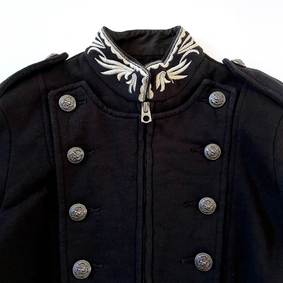 DENIM&SUPPLY RALPH LAUREN デニム&サプライ ラルフローレン ナポレオンジャケット 黒 ブラック S 刺繍