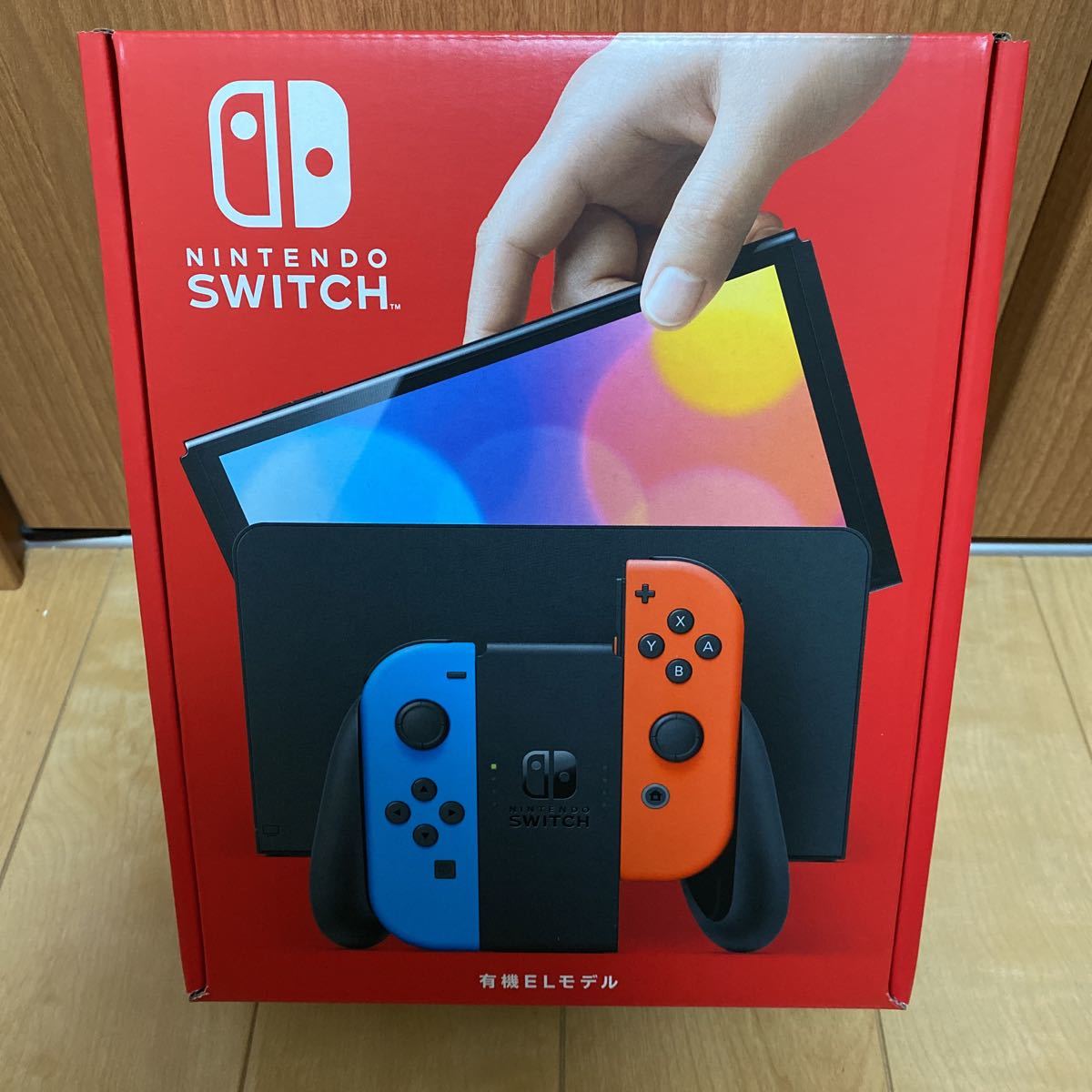 海外並行輸入正規品 nintendo switch 有機EL ネオンブルー,ネオン
