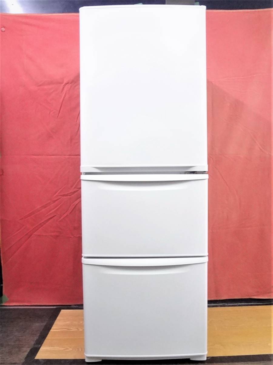 パナソニック 3ドア冷蔵庫 NR-C342C-W 335L 自動製氷 2021年製