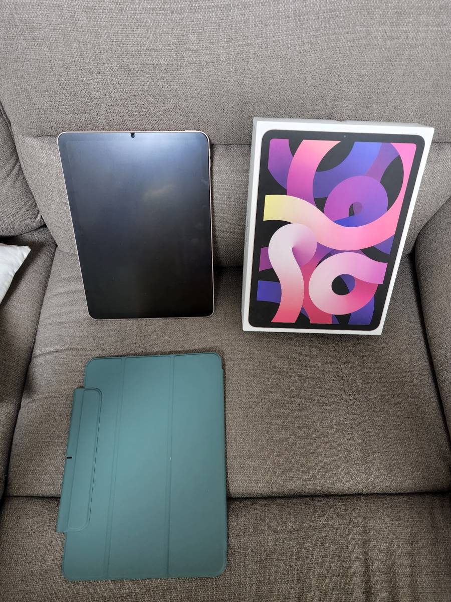 iPad Air 10.9(第四世代 )64GB MYFN2J/A シルバー + ケース +