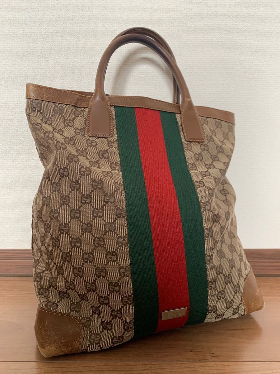 新しいエルメス GUCCI GGキャンバス グッチ 正規品保障 トートバッグ