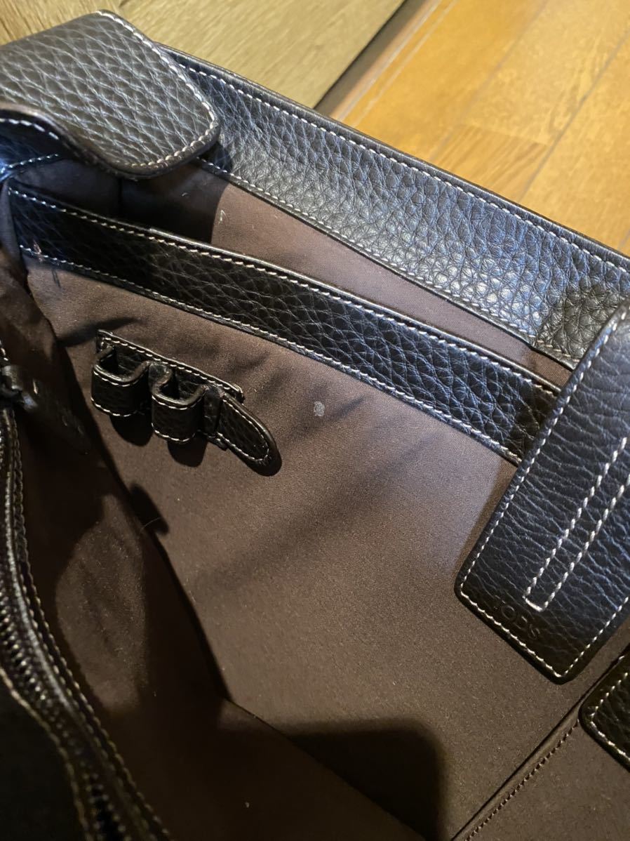 TODS 本革 ショルダーバッグ メンズ ハンドバッグ メンズ ビジネス