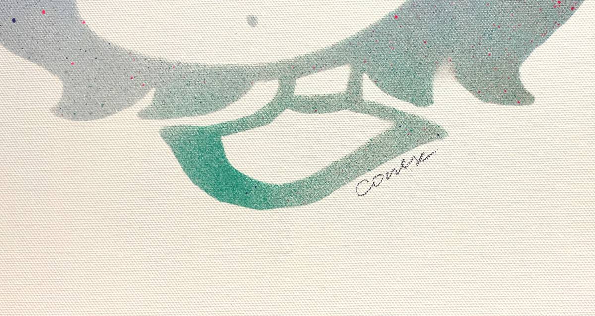 レア conix OMATSURI CONIX 個展 spray girl オリジナルキャンバス