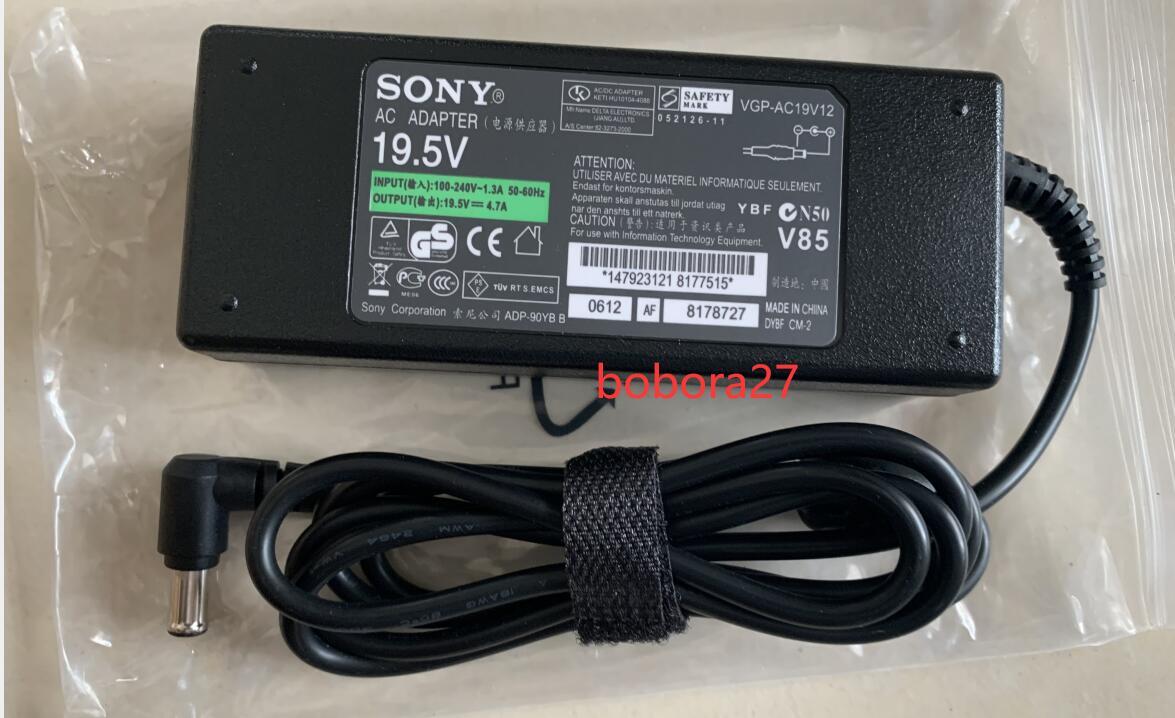 新品 SONY VAIO VPCF14/VPCF22/VPCF23/VPCF24 用 電源 ACアダプター 19.5V 4.7A 90W 充電器 ACコード付属_画像1