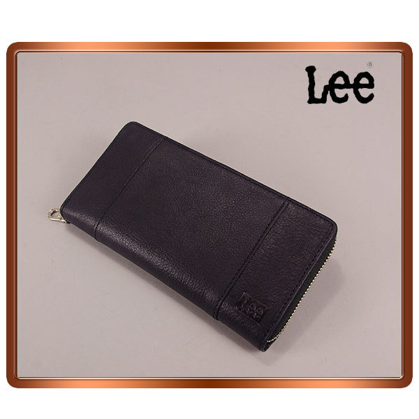 [Lee]　リー　ラウンドファスナー長財布/ブラック　　320-1897