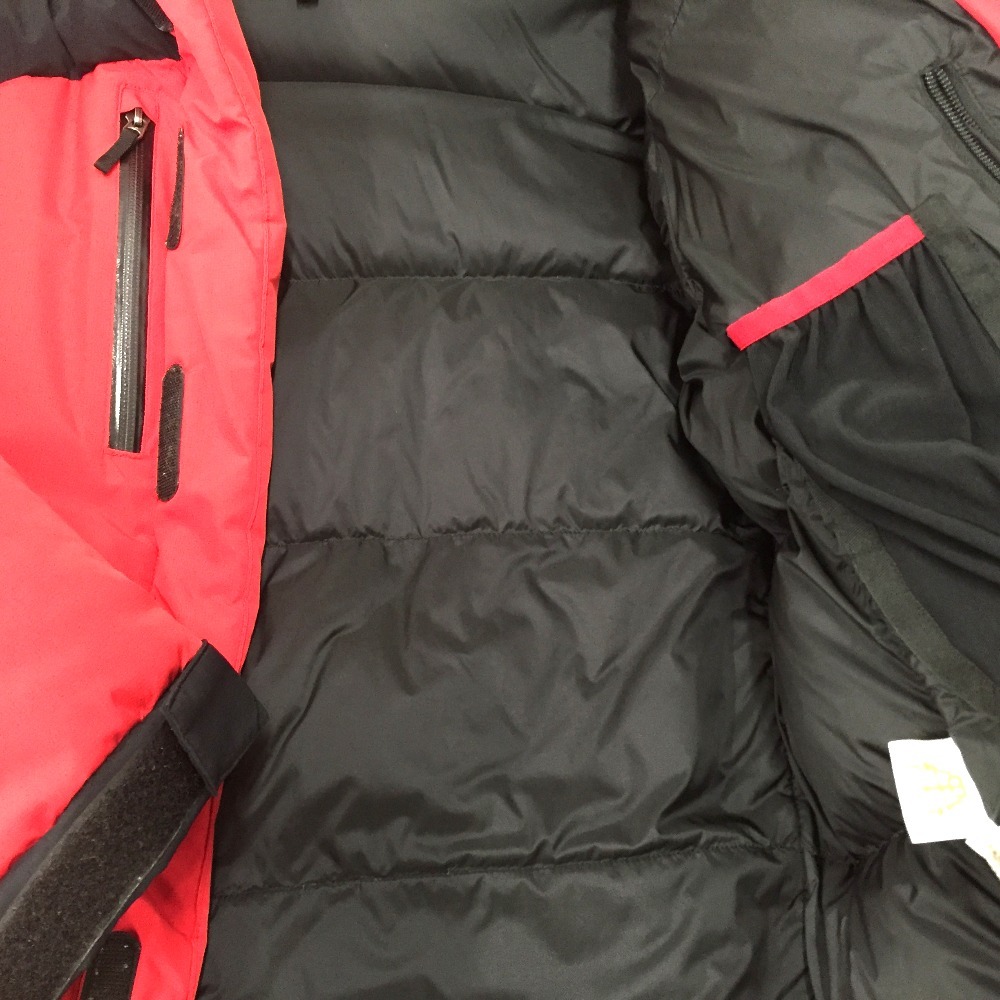 △△ THE NORTH FACE ザノースフェイス バルトロライトダウンジャケットSサイズ ND91641 レッド やや傷や汚れあり_画像8