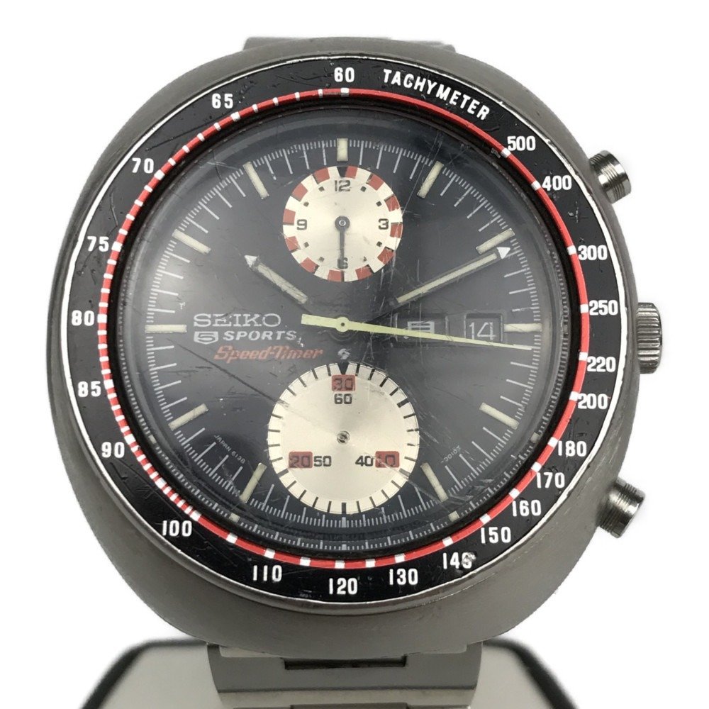 レア 動作品 SEIKO Speed-Timer 6138-0011 自動巻き-
