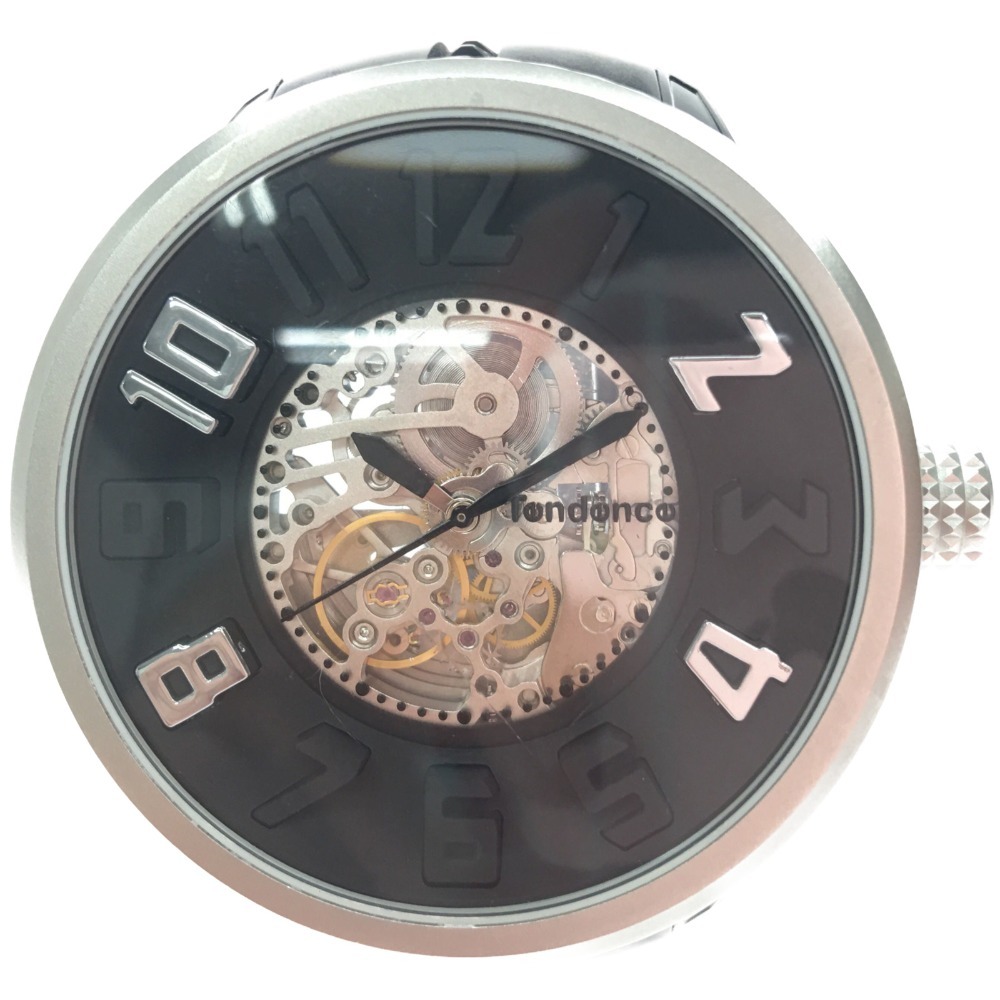 ▽▽ TENDENCE テンデンス メンズ腕時計 自動巻き ROUND GULLIVER スケルトン 02049002 やや傷や汚れあり 