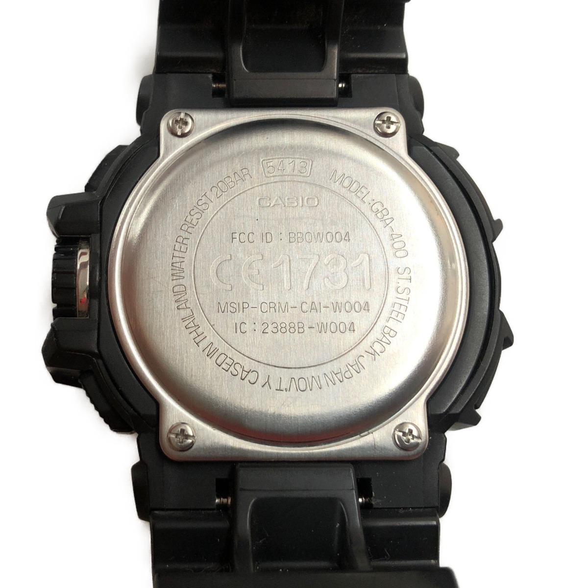 〇〇 CASIO カシオ G-SHOCK 腕時計 GW-B5600 イエロー x ブラック やや傷や汚れあり_画像4