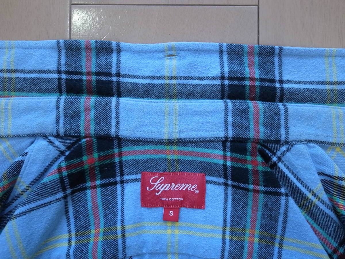 ☆ 17AW SUPREME シュプリーム Tartan Flannel Shirt タータンチェック