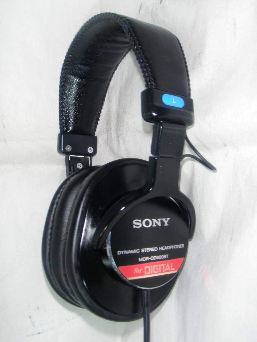 SONY MDR-CD900ST イヤーパッド新品互換品交換済み ダイナミック型密閉式 モニターヘッドホン 12 