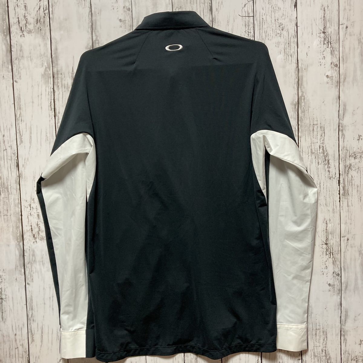 OAKLEY スカル ゴルフ メンズシャツ ブラック Mサイズ