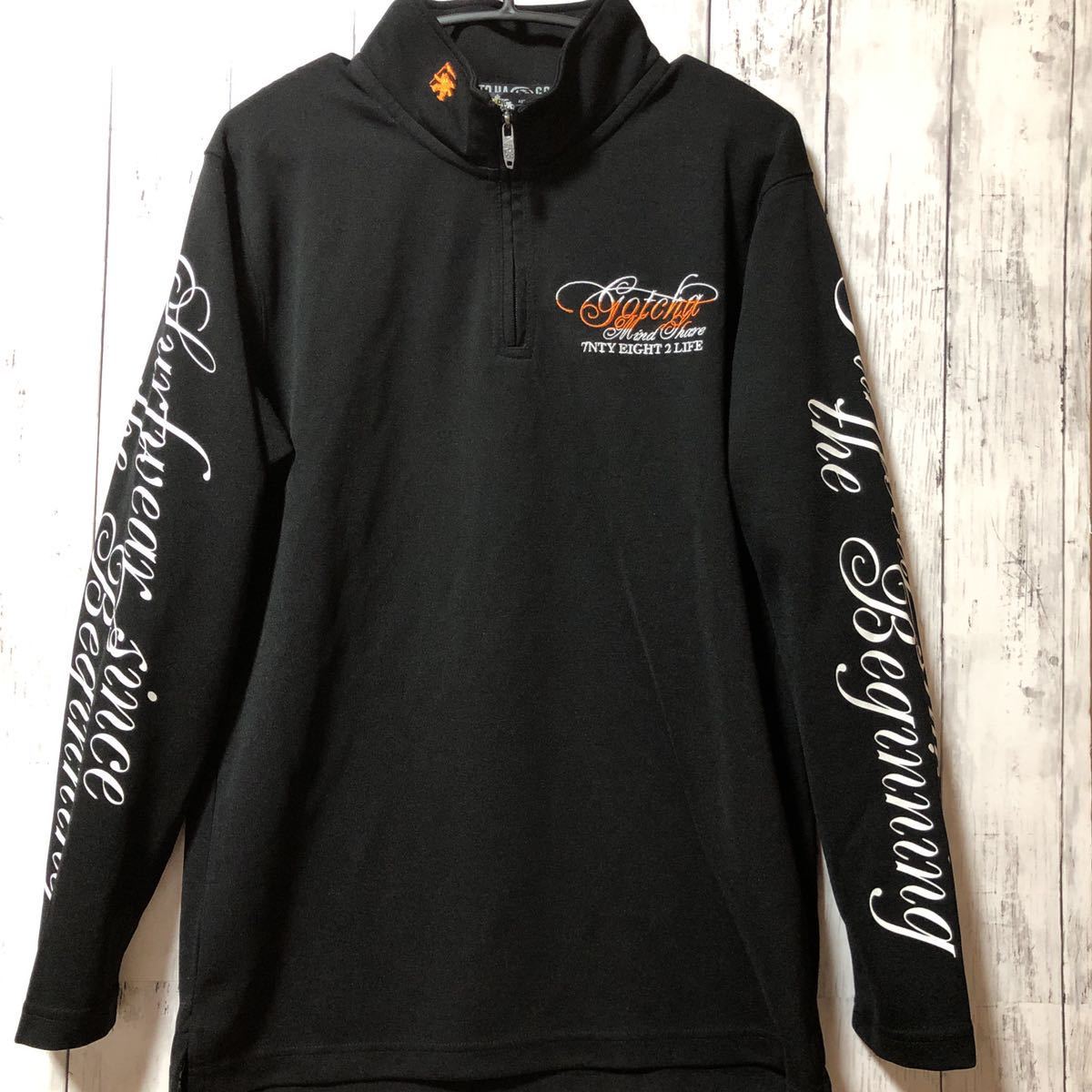 激安ブランド 【GOTCHA GOLF】ガッチャゴルフ 長袖シャツ ハーフジップ メンズ L ブラック 厚手 未使用! その他 激安ブランド 【GOTCHA GOLF】ガッチャゴルフ 長袖シャツ ハーフジップ メンズ L ブラック 厚手 未使用! その他