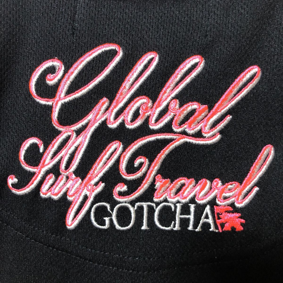 【GOTCHA GOLF】ガッチャゴルフ 半袖 ポロシャツ メンズ S ブラック×蛍光ピンク 送料無料！_画像6