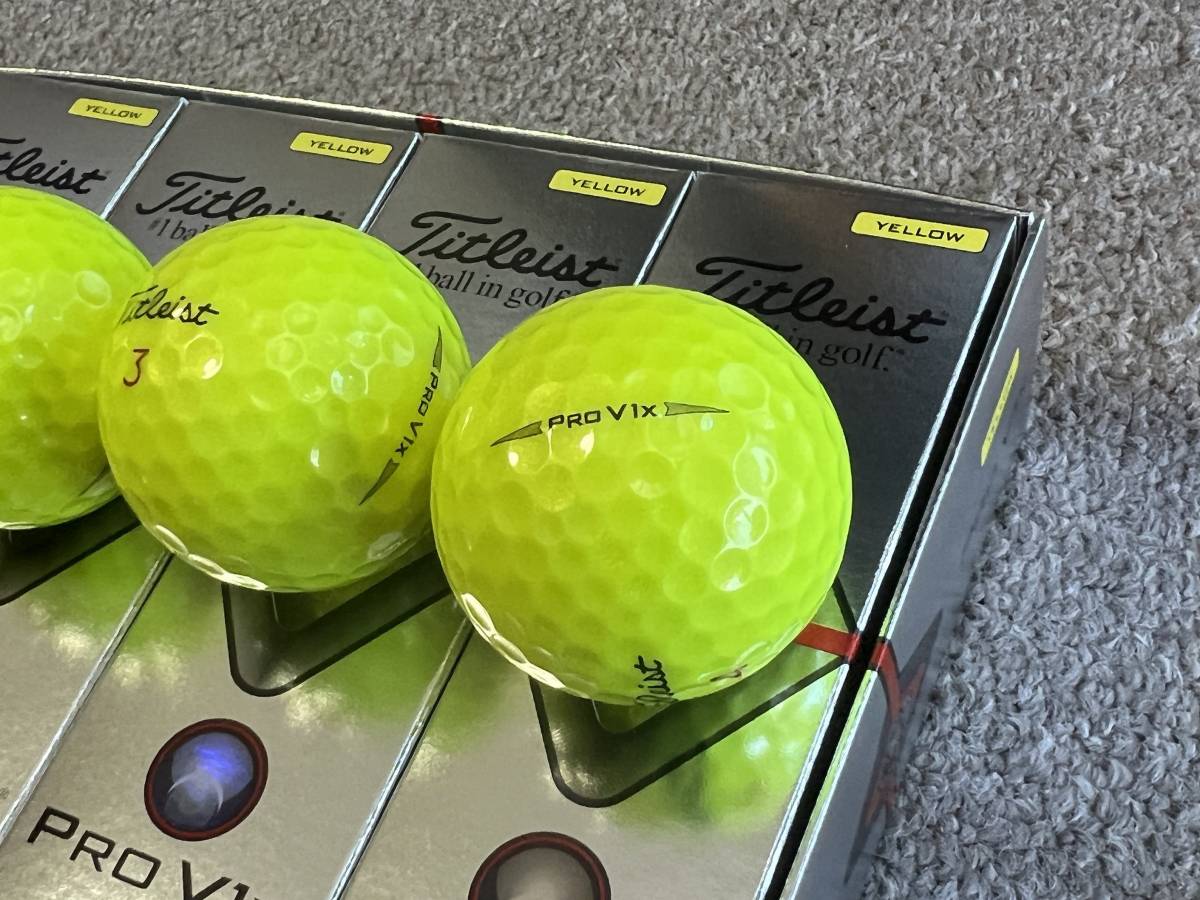③送料無料Titleistタイトリスト2019ProV1xイエローボール4ダース未