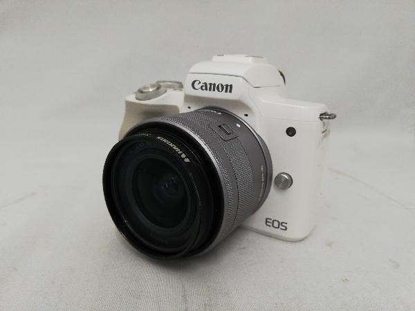 48％割引数量は多い Canon EOS KISS M EOS Kiss Mダブルズームキット (EF-M 15-45mm 1:3.5-6.3 IS  STM φ49mm+EF-M 55-200mm 1:4.5-6.3 IS STM φ52mm) デジタル一眼 カメラ、光学機器  家電、AV、カメラ-TOMALESICKIENE.LT
