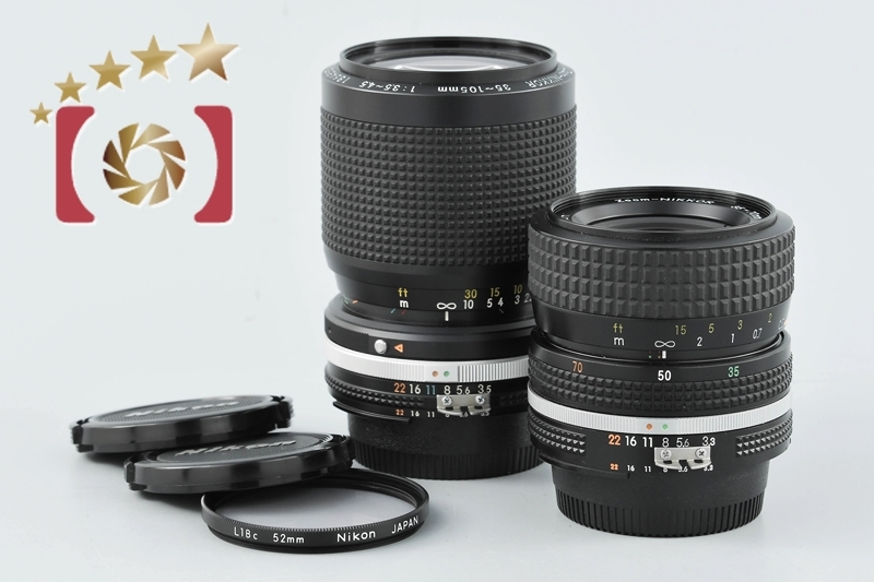 新作ウエア Ai-S + f/3.3-4.5 35-70mm NIKKOR ZOOM Ai-S ニコン 【中古