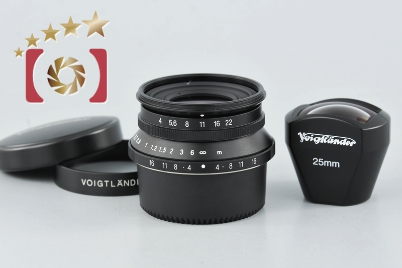 Voigtlander フォクトレンダー SNAPSHOT-SKOPAR 25mm f/4 MC ブラック