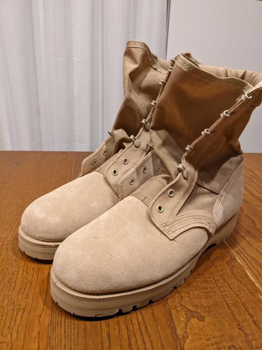 未使用 靴ひも無し】米軍 実物 2007 US Army コンバットブーツ 9.5W