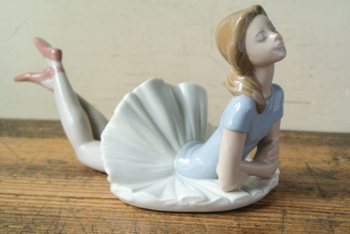 新作再入荷 希少 LLADRO 二人でバレエ 特大フィギュリン 5035 廃盤