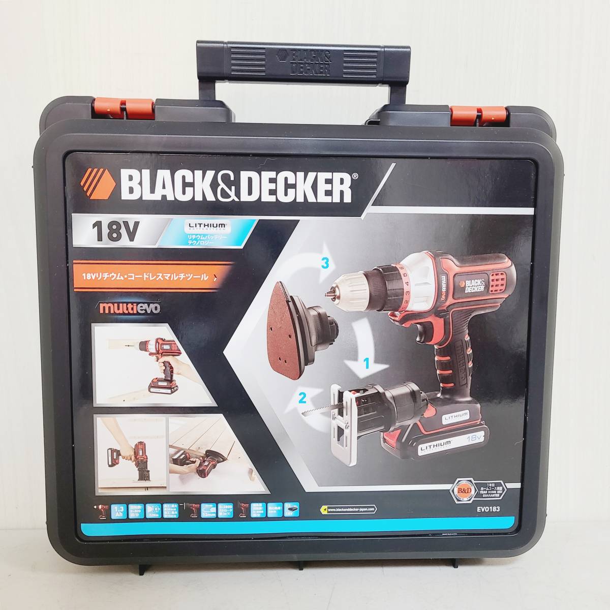 直営店 18V リチウム コードレスマルチツール ベーシック ブラック